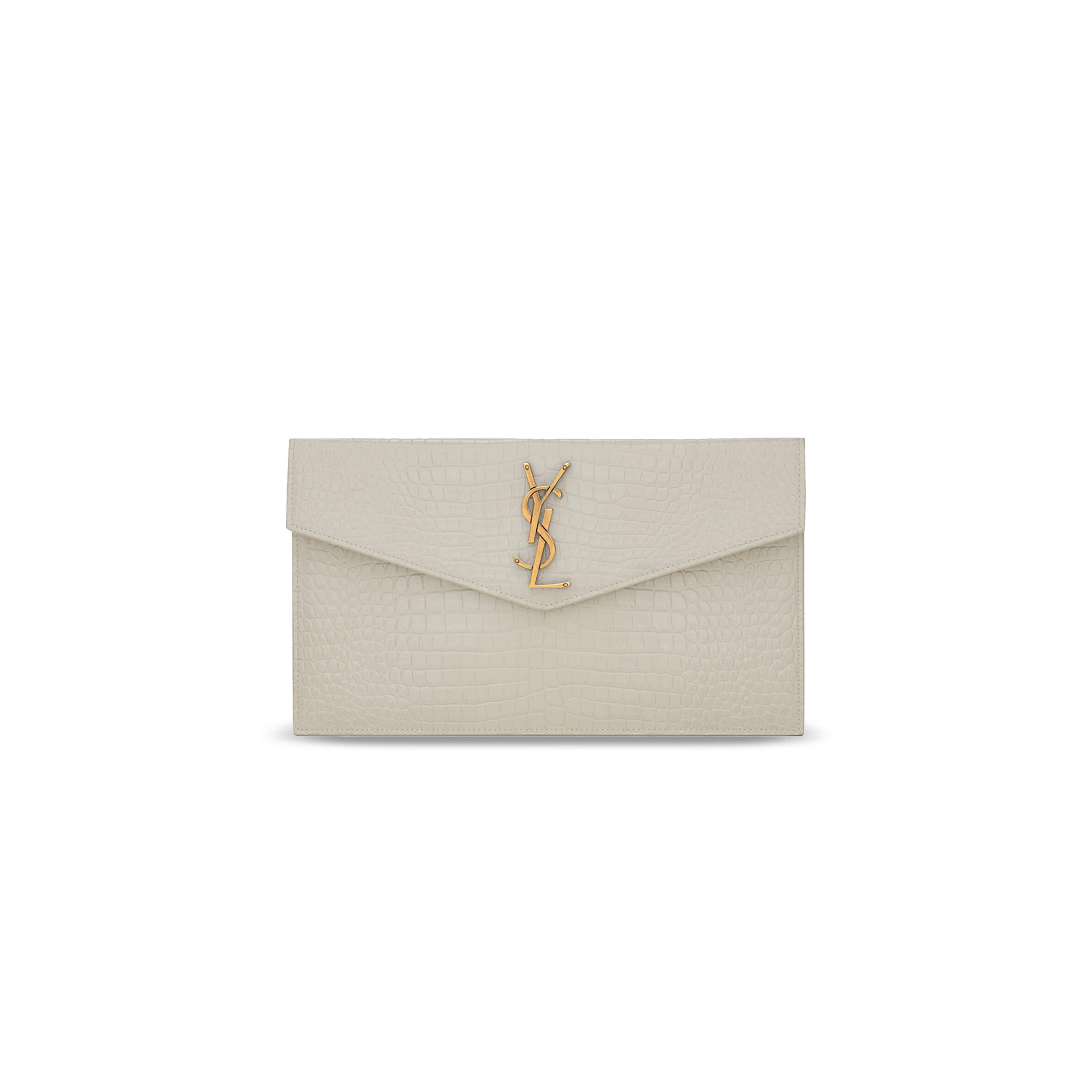 Y51 UPTOWN POUCH IN CROCODILE-EMBOSSED 565739 (27*16*2cm)